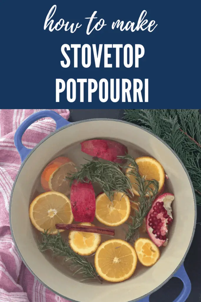 Simple stovetop potpourri recipe. 