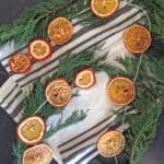 DIY Festive Dried Orange Garland