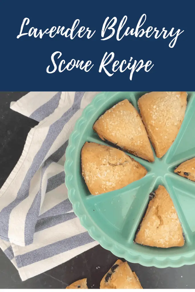 Lavender blueberry scone recipe. 