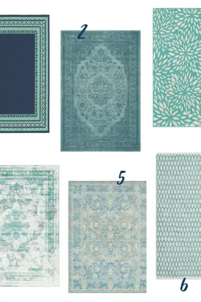 6 Affordable Aqua Area Rugs