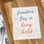 Free Printable Patriotic Quote