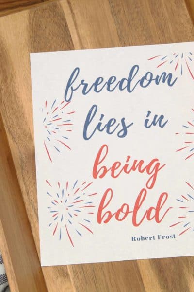 Free Printable Patriotic Quote