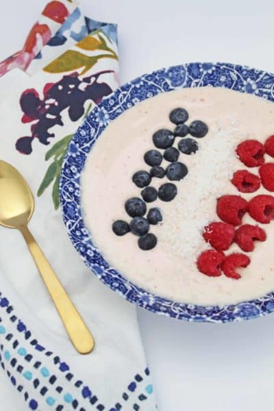 High Protein Fruit Smoothie Bowl