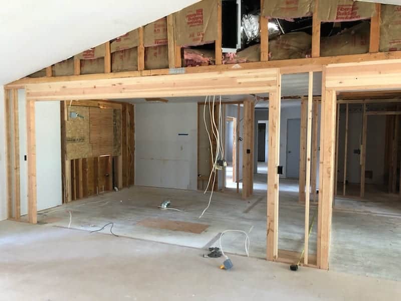 home renovation framing