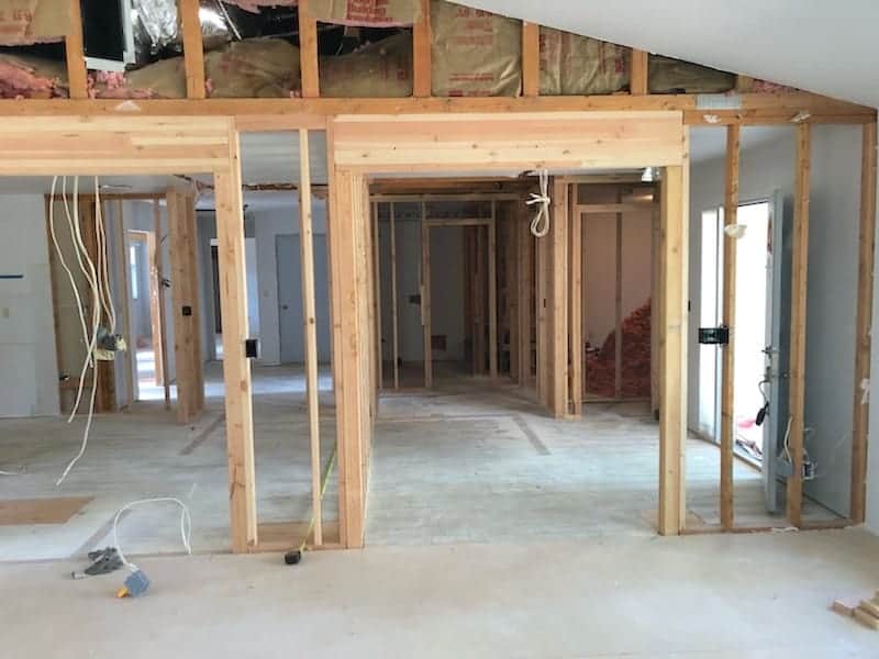 home renovation framing