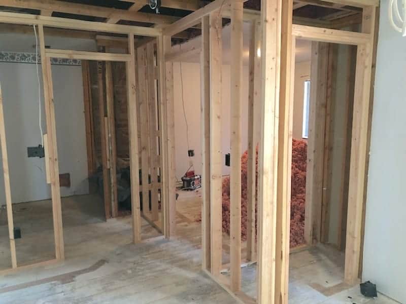 home renovation framing