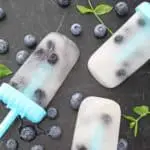 Homemade Blueberry Lemonade Popsicles