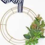 DIY Modern Succulent Wreath