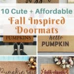 10 Cute + Affordable Fall Inspired Doormats