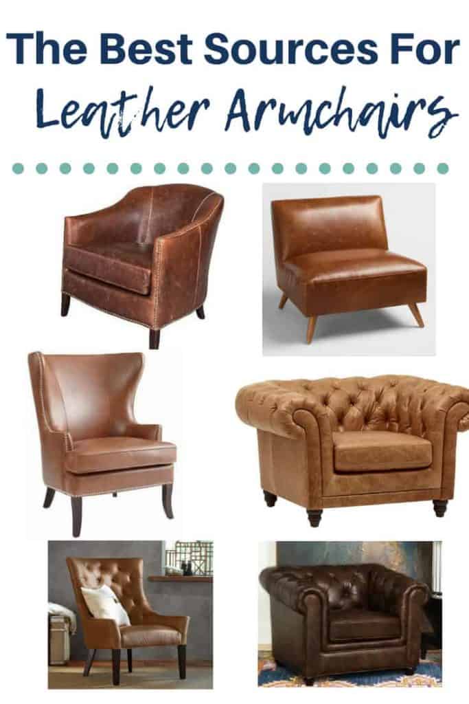 best sources for leather armchairs