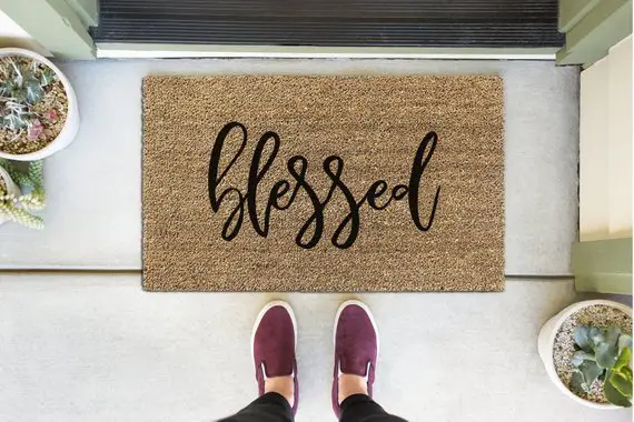 10 cute and affordable fall doormats 