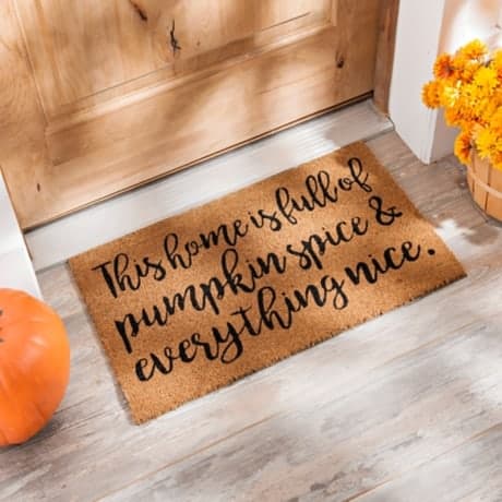 10 cute and affordable fall doormats 