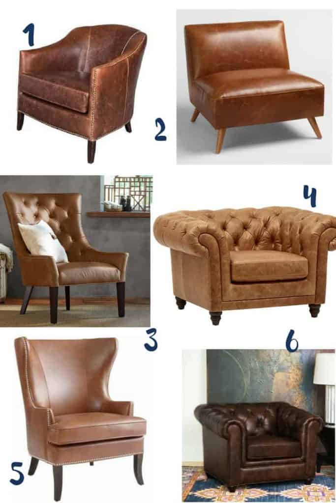 best sources for leather armchairs