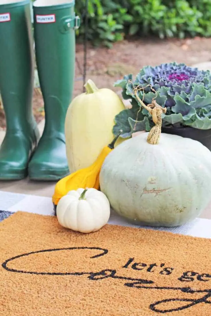 How to make your own stenciled doormat