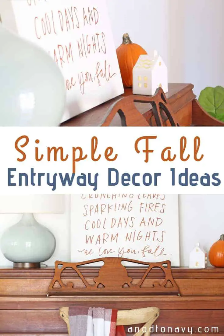 Fall entryway decor ideas