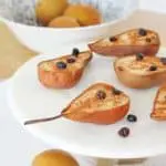 Baked Cinnamon Pears With Currants