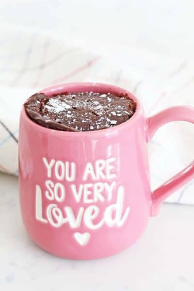 Decadent Dark Chocolate Mug Cake