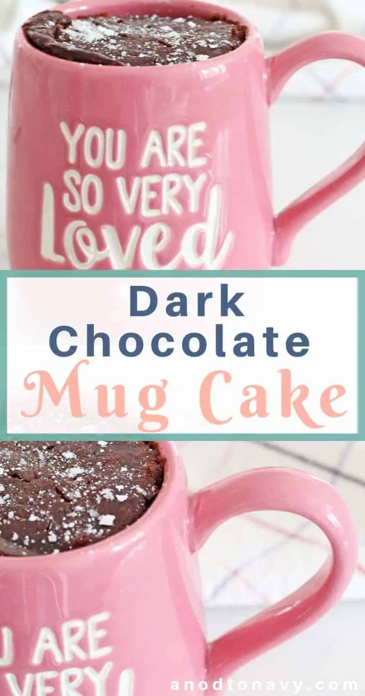 mug cake in a pink coffee cup, our name is mud coffee mug