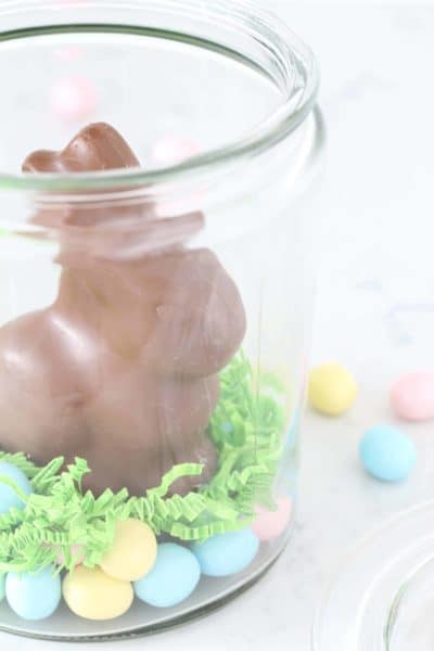 Adorable Easter Bunny Treat Jars