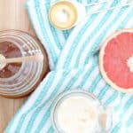 Homemade Grapefruit Honey Lip Scrub