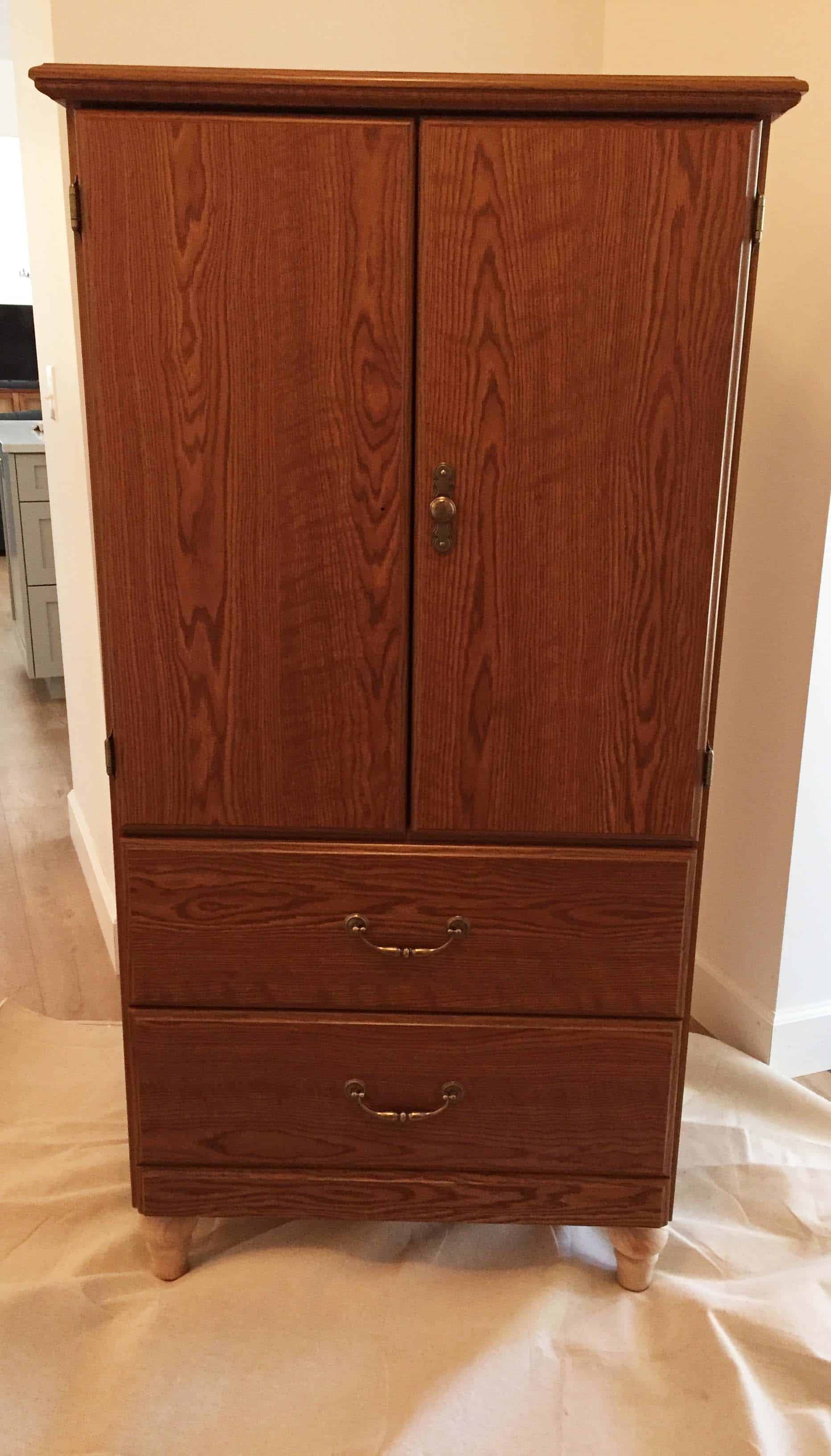 tv cabinet with wood veneer