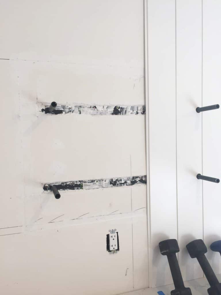 How To Install A Vertical Shiplap Backsplash - A Nod to Navy