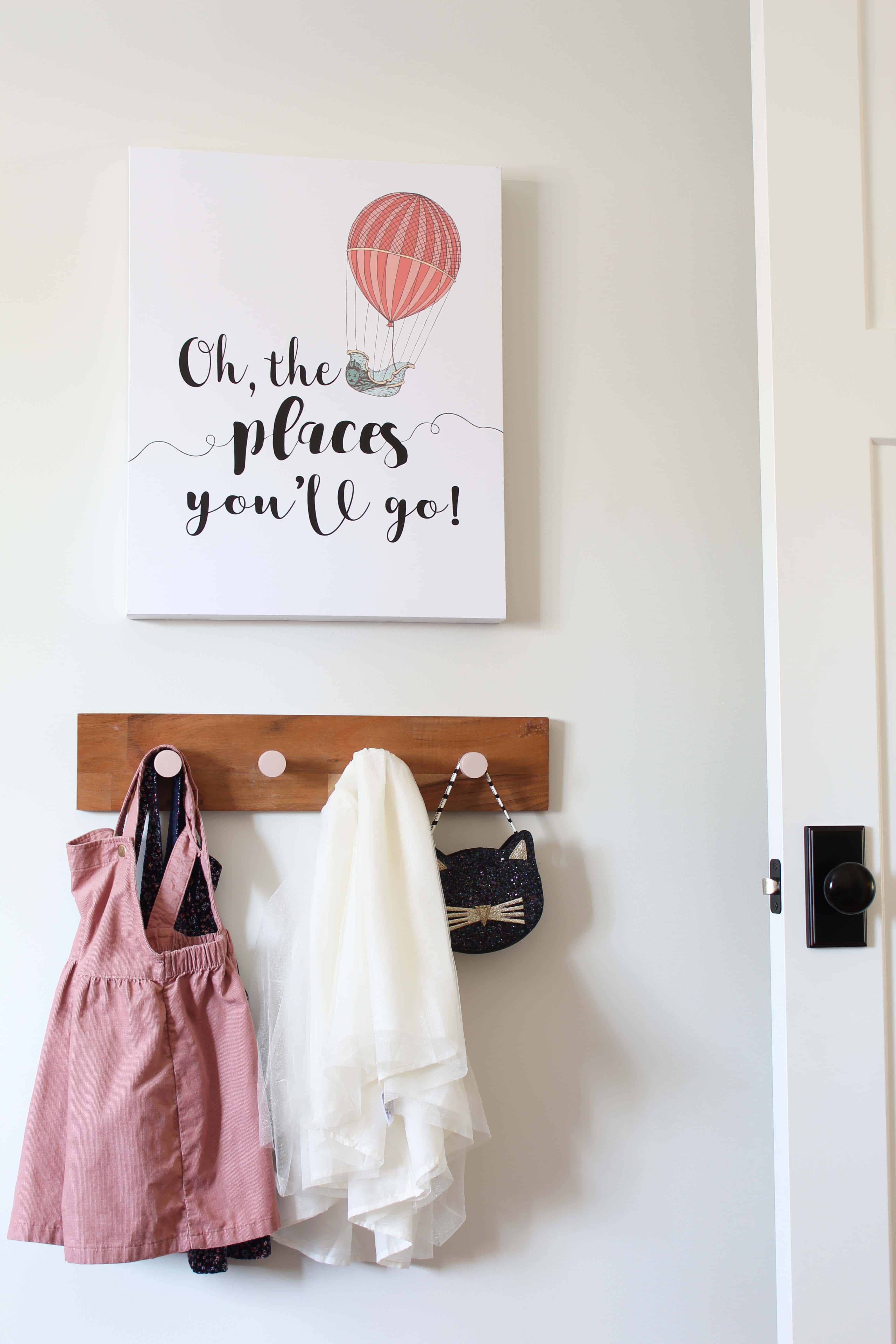 pink peg rack, tulle skirt