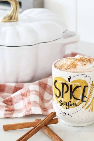 Pumpkin Spice Hot Chocolate (With Real Pumpkin!)