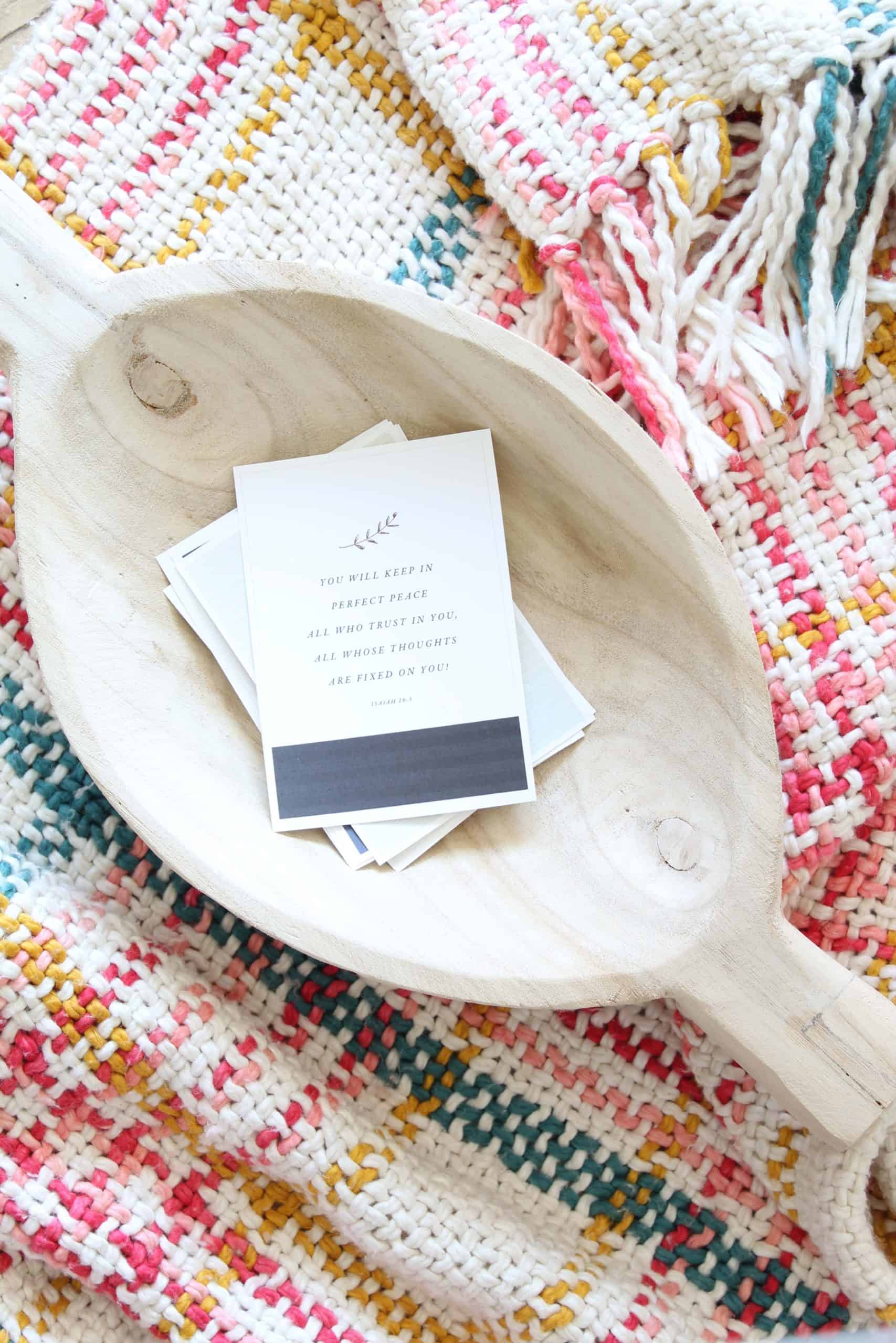 light wood dough bowl, printable bible verses, anthropologie molly plaid throw blanket