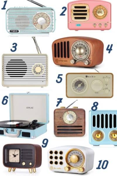 Cute Vintage Bluetooth Speakers For Under $50