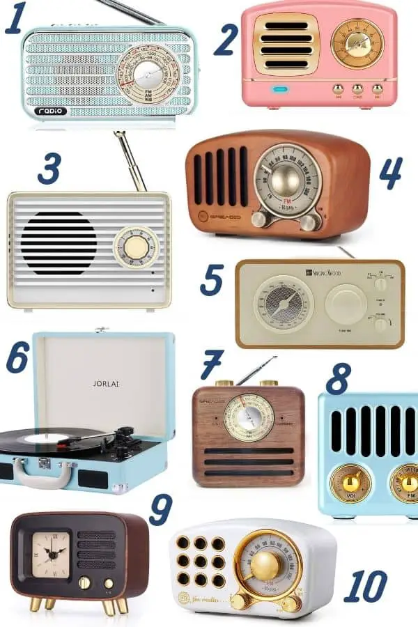vintage bluetooth speakers and radios