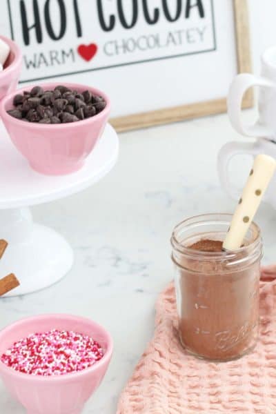 A Simple & Sweet Hot Chocolate Bar