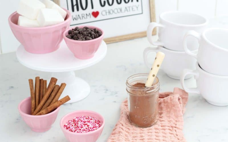 A Simple & Sweet Hot Chocolate Bar