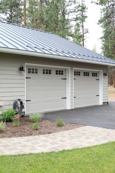 Our $100 Garage Door Makeover