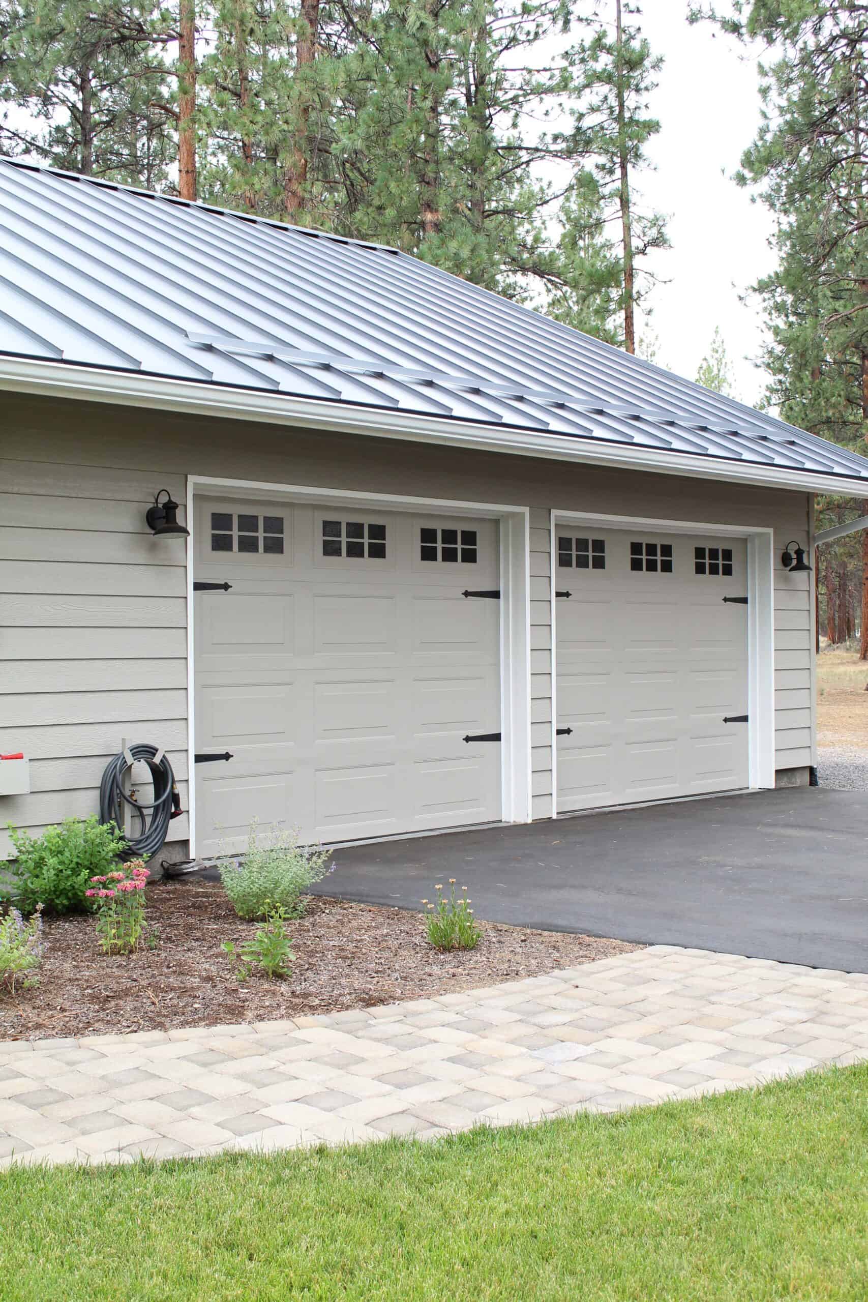 faux magnet windows on garage door