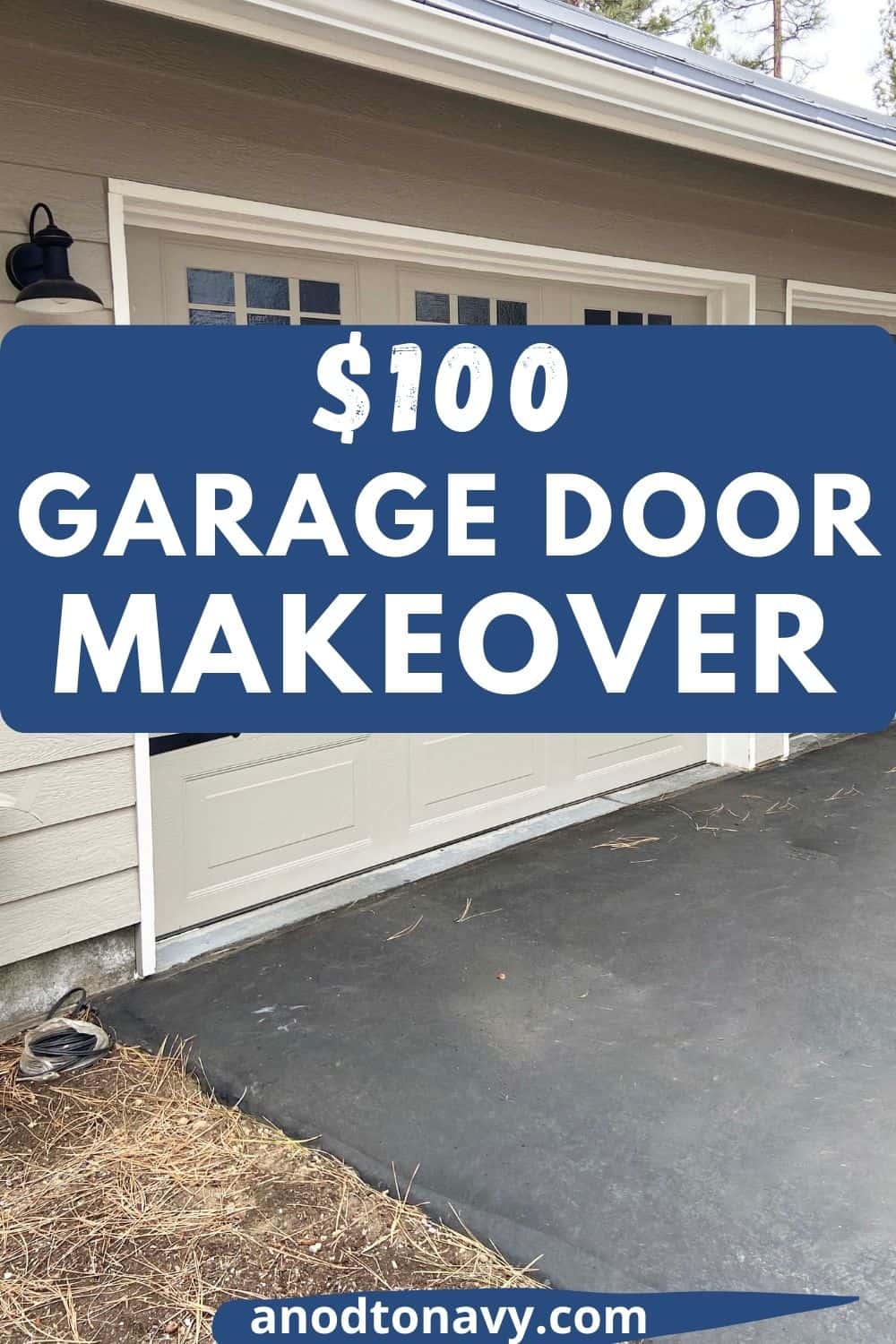 garage doors with faux magnet windows