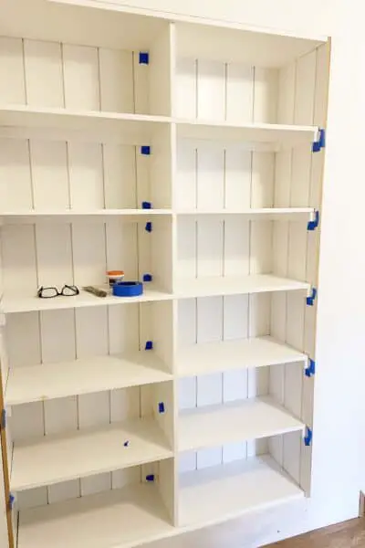 How We Turned A Closet Into A Bookshelf