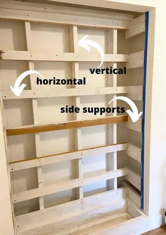 How We Turned A Closet Into Bookshelf