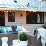 The Easiest Way To Hang String Lights On Your Patio