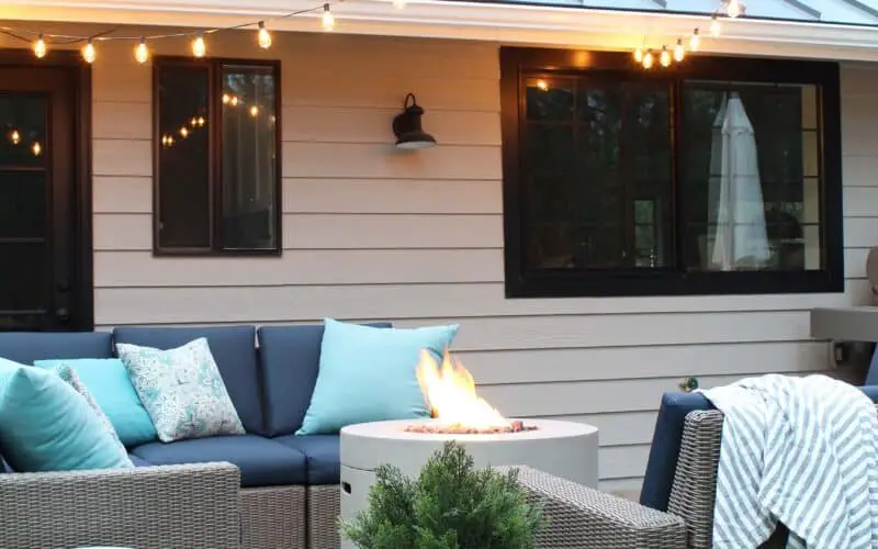 The Easiest Way To Hang String Lights On Your Patio